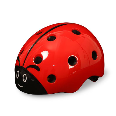 Bingggooo Children's Multi-Sport Ladybug Helmet